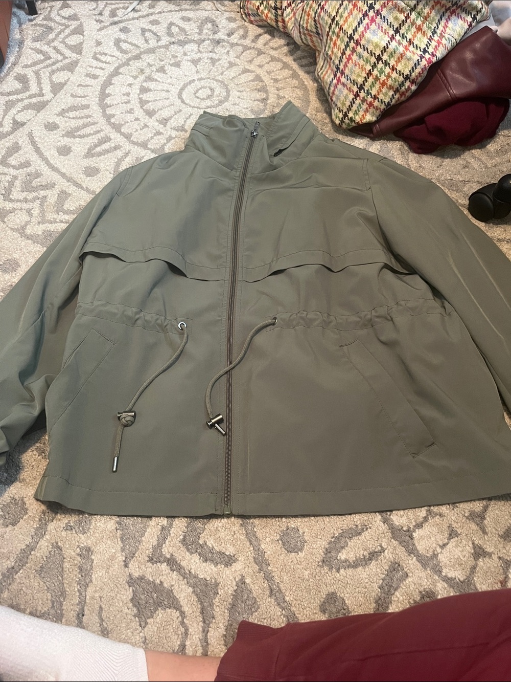 Banana Republic Olive Green Lined Jacket
